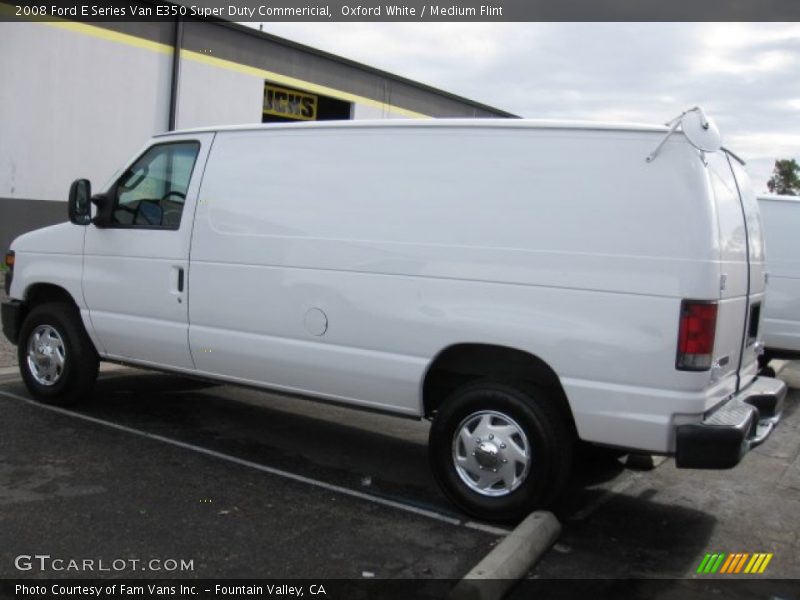 Oxford White / Medium Flint 2008 Ford E Series Van E350 Super Duty Commericial
