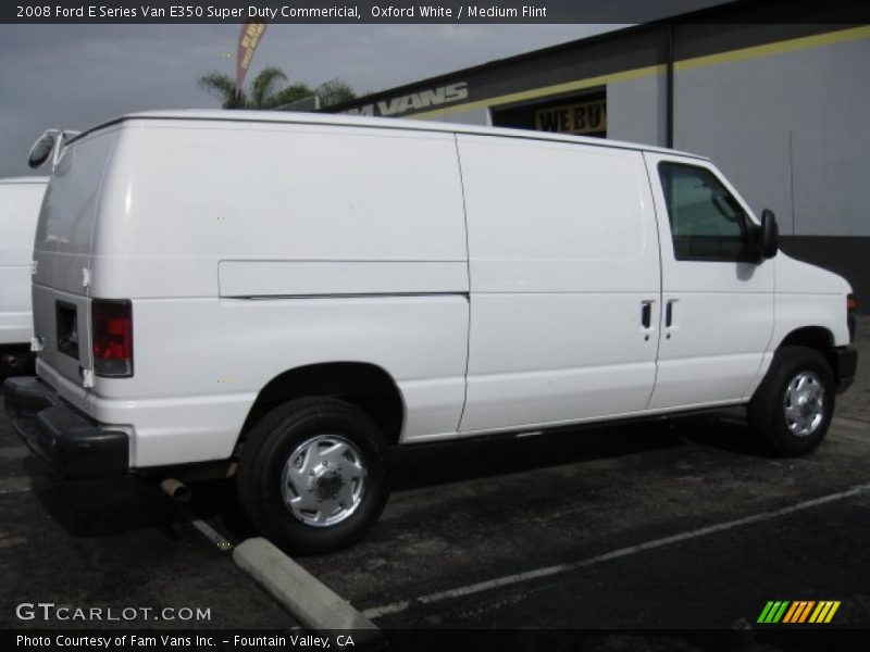 Oxford White / Medium Flint 2008 Ford E Series Van E350 Super Duty Commericial