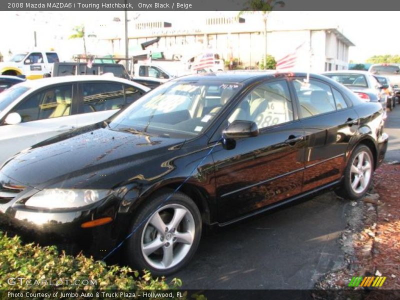 Onyx Black / Beige 2008 Mazda MAZDA6 i Touring Hatchback