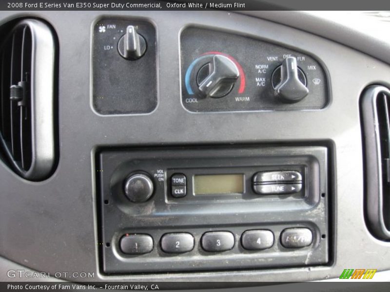 Oxford White / Medium Flint 2008 Ford E Series Van E350 Super Duty Commericial