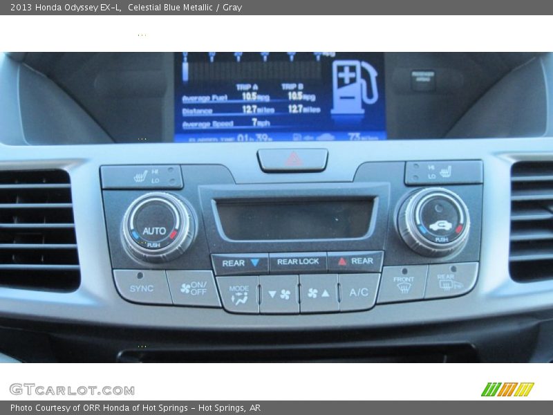 Celestial Blue Metallic / Gray 2013 Honda Odyssey EX-L