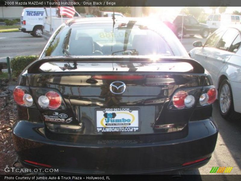 Onyx Black / Beige 2008 Mazda MAZDA6 i Touring Hatchback