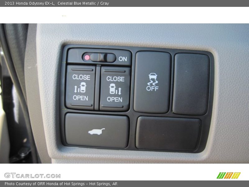 Celestial Blue Metallic / Gray 2013 Honda Odyssey EX-L