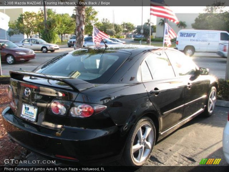 Onyx Black / Beige 2008 Mazda MAZDA6 i Touring Hatchback