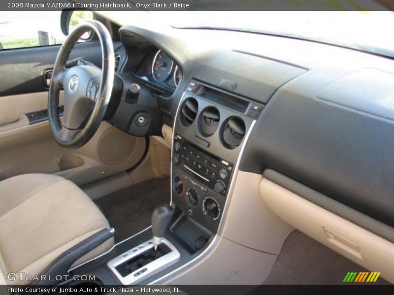 Onyx Black / Beige 2008 Mazda MAZDA6 i Touring Hatchback