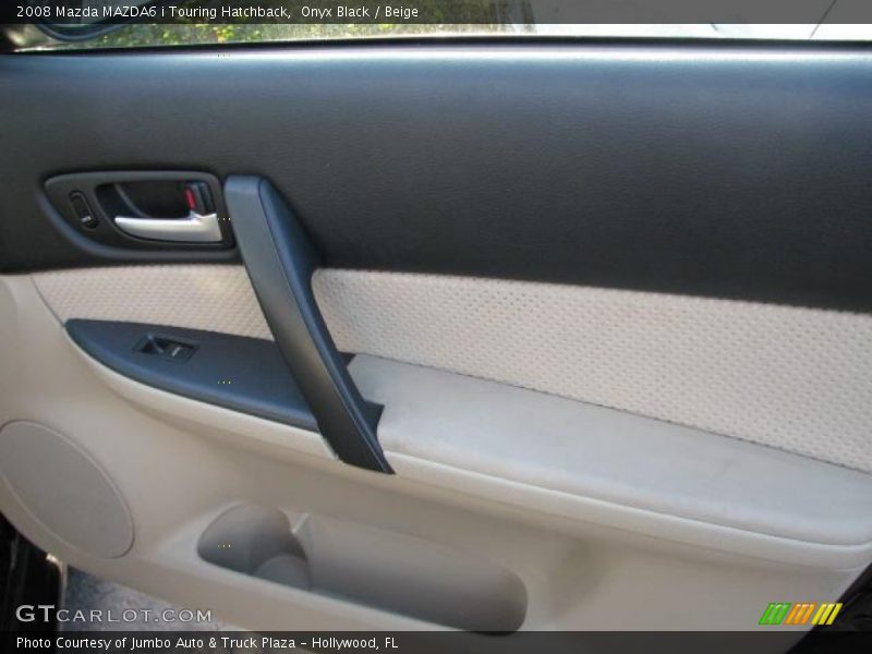 Onyx Black / Beige 2008 Mazda MAZDA6 i Touring Hatchback