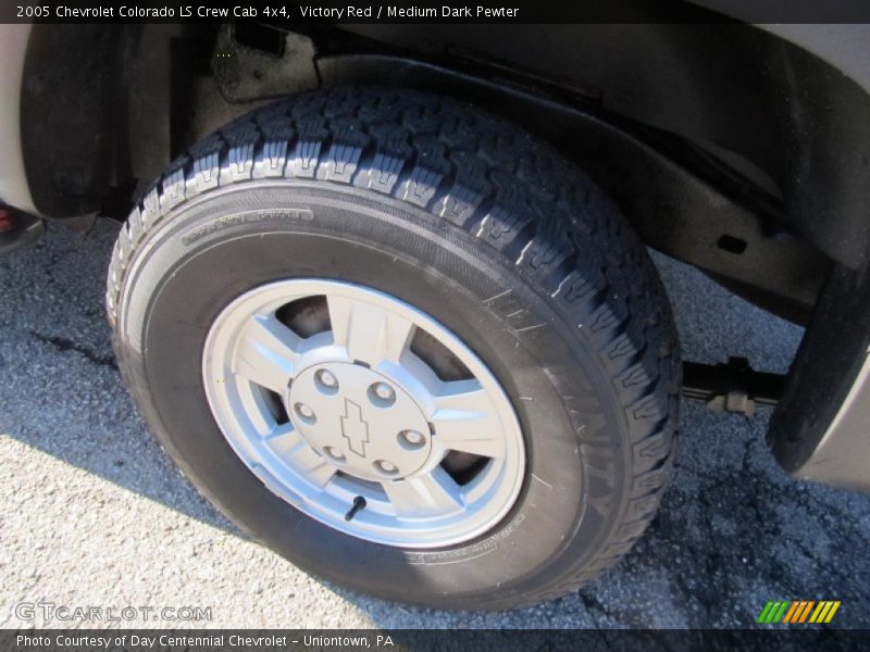Victory Red / Medium Dark Pewter 2005 Chevrolet Colorado LS Crew Cab 4x4