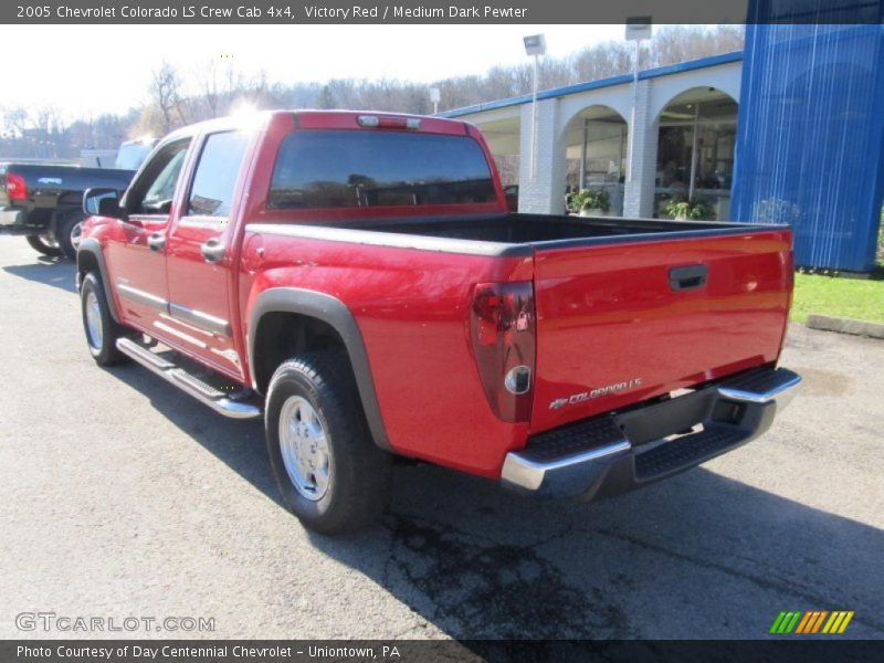 Victory Red / Medium Dark Pewter 2005 Chevrolet Colorado LS Crew Cab 4x4