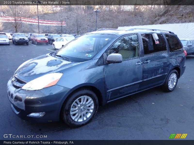 Slate Metallic / Stone 2010 Toyota Sienna XLE