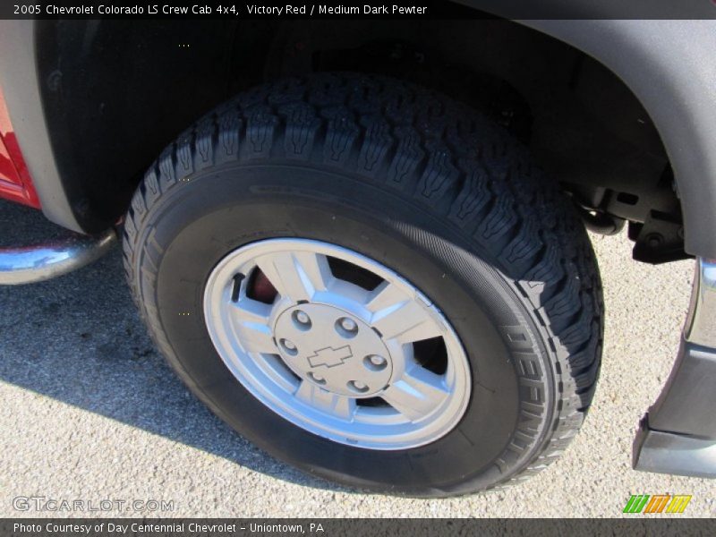 Victory Red / Medium Dark Pewter 2005 Chevrolet Colorado LS Crew Cab 4x4