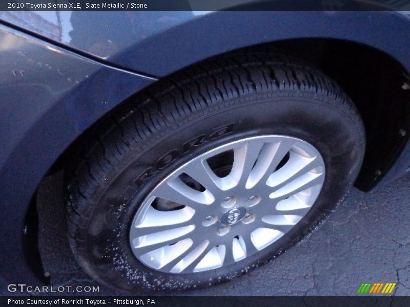 Slate Metallic / Stone 2010 Toyota Sienna XLE