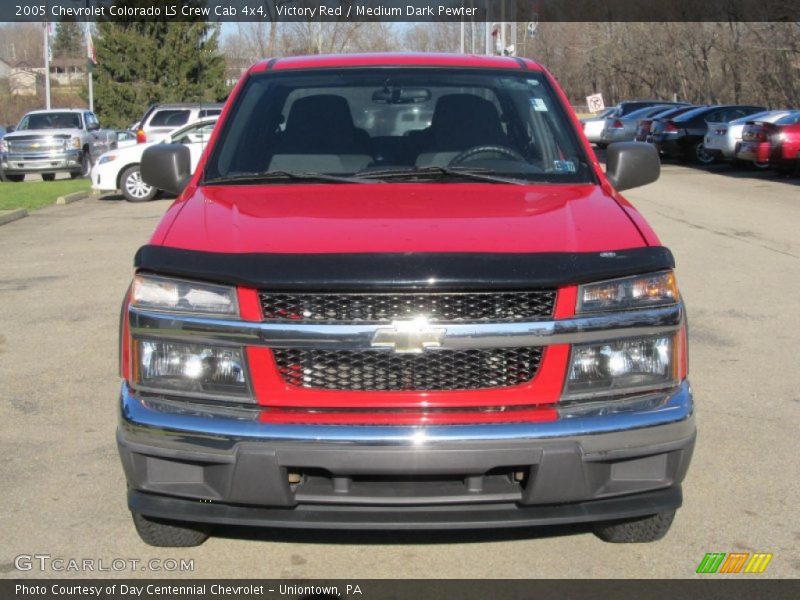 Victory Red / Medium Dark Pewter 2005 Chevrolet Colorado LS Crew Cab 4x4
