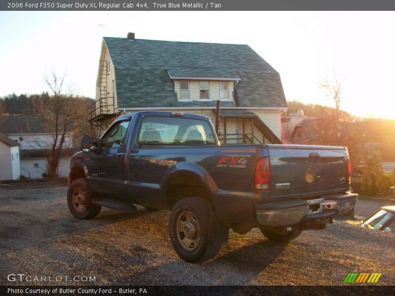 True Blue Metallic / Tan 2006 Ford F350 Super Duty XL Regular Cab 4x4