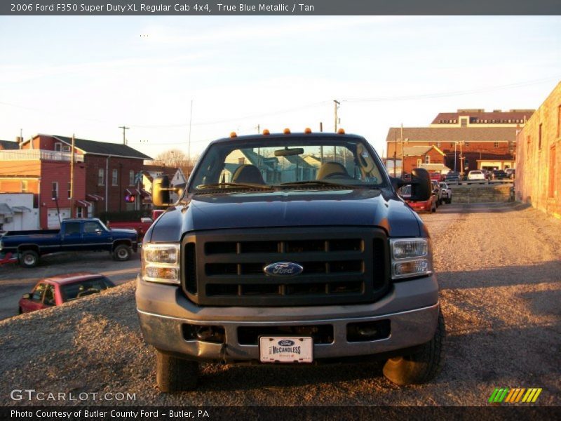 True Blue Metallic / Tan 2006 Ford F350 Super Duty XL Regular Cab 4x4