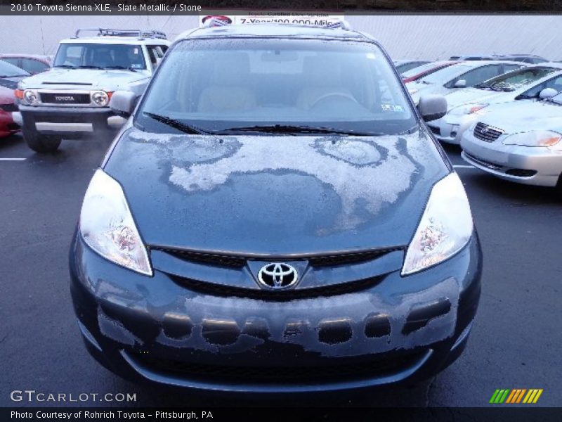 Slate Metallic / Stone 2010 Toyota Sienna XLE