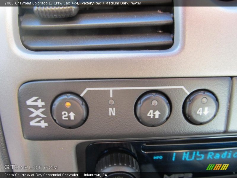 Victory Red / Medium Dark Pewter 2005 Chevrolet Colorado LS Crew Cab 4x4