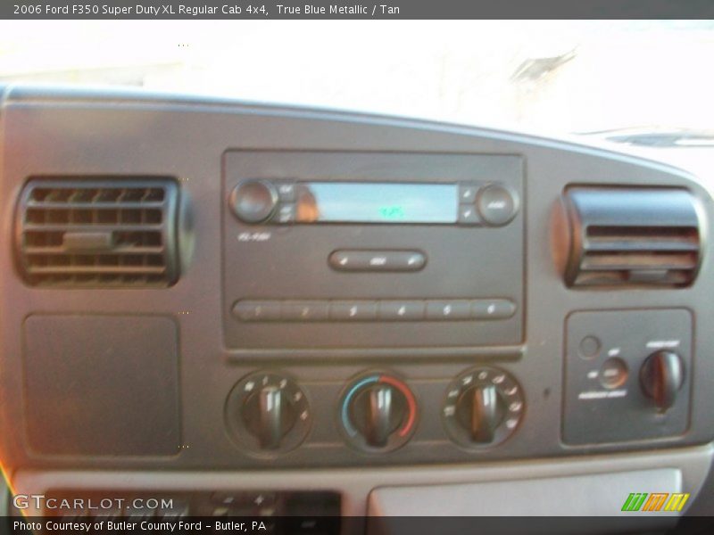 True Blue Metallic / Tan 2006 Ford F350 Super Duty XL Regular Cab 4x4