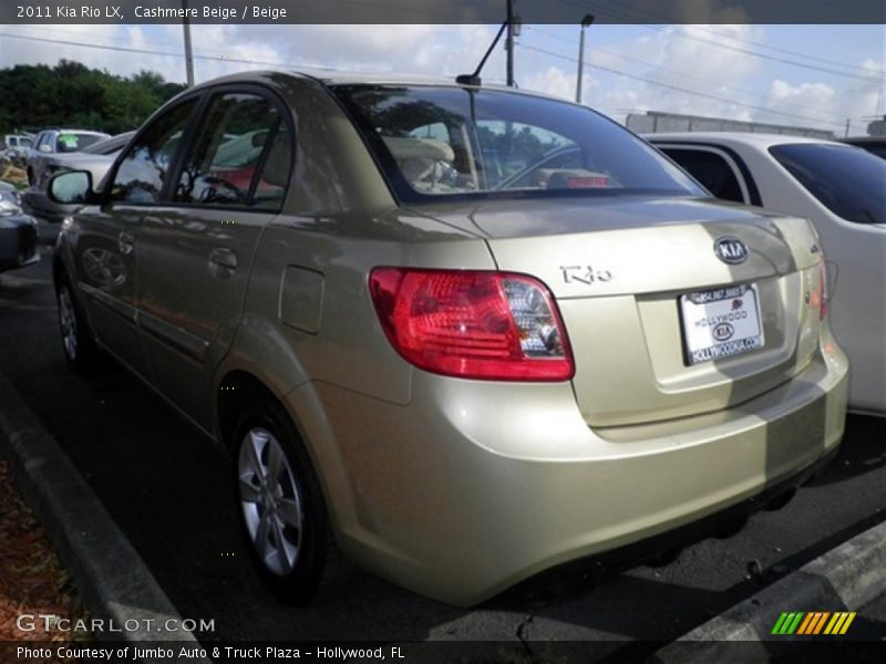 Cashmere Beige / Beige 2011 Kia Rio LX