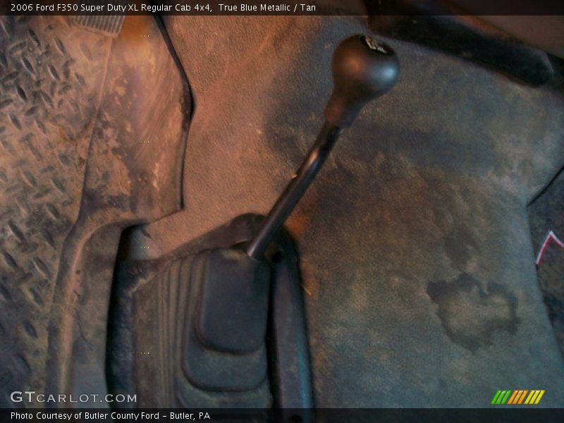 True Blue Metallic / Tan 2006 Ford F350 Super Duty XL Regular Cab 4x4