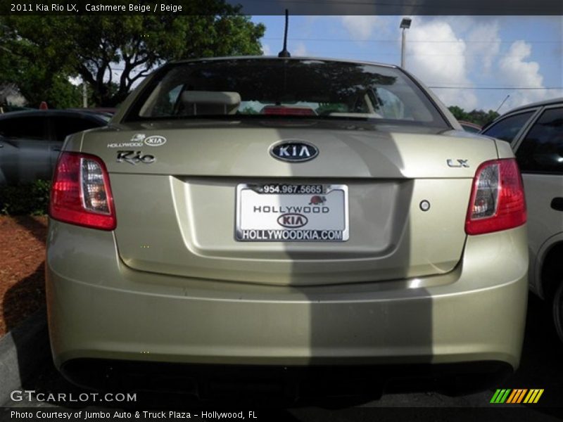 Cashmere Beige / Beige 2011 Kia Rio LX