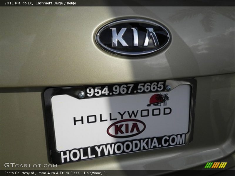 Cashmere Beige / Beige 2011 Kia Rio LX