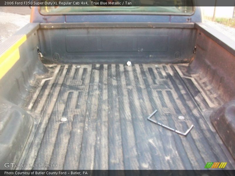 True Blue Metallic / Tan 2006 Ford F350 Super Duty XL Regular Cab 4x4