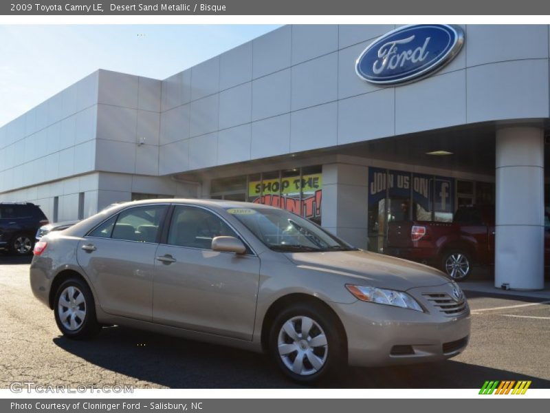 Desert Sand Metallic / Bisque 2009 Toyota Camry LE