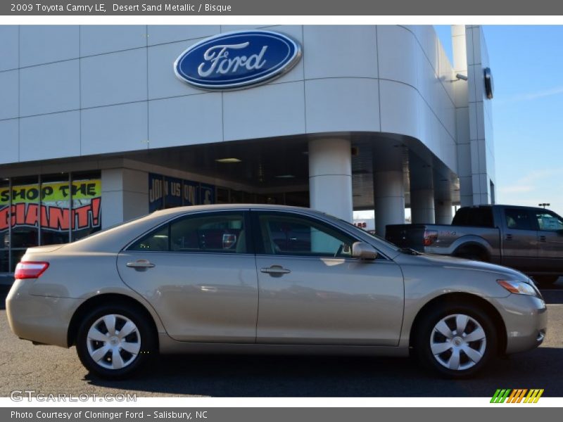 Desert Sand Metallic / Bisque 2009 Toyota Camry LE