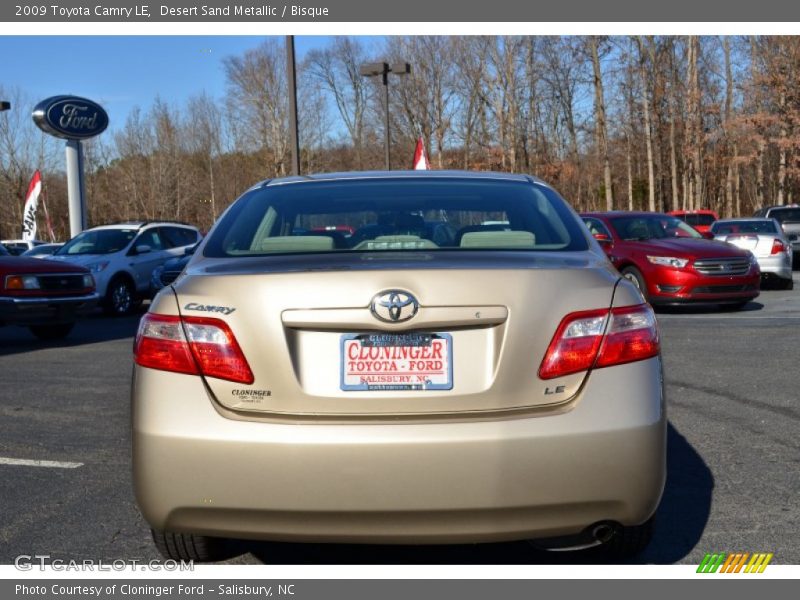 Desert Sand Metallic / Bisque 2009 Toyota Camry LE