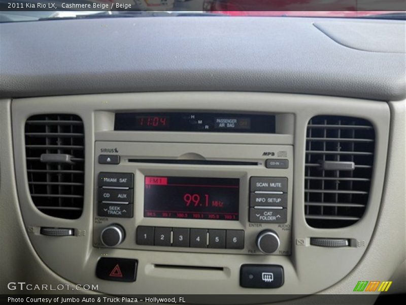 Cashmere Beige / Beige 2011 Kia Rio LX