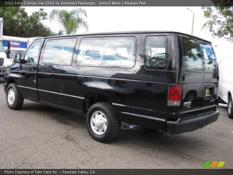 Oxford White / Medium Flint 2012 Ford E Series Van E350 XL Extended Passenger