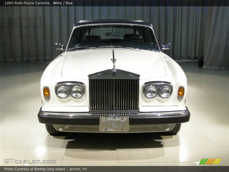 White / Blue 1980 Rolls-Royce Corniche