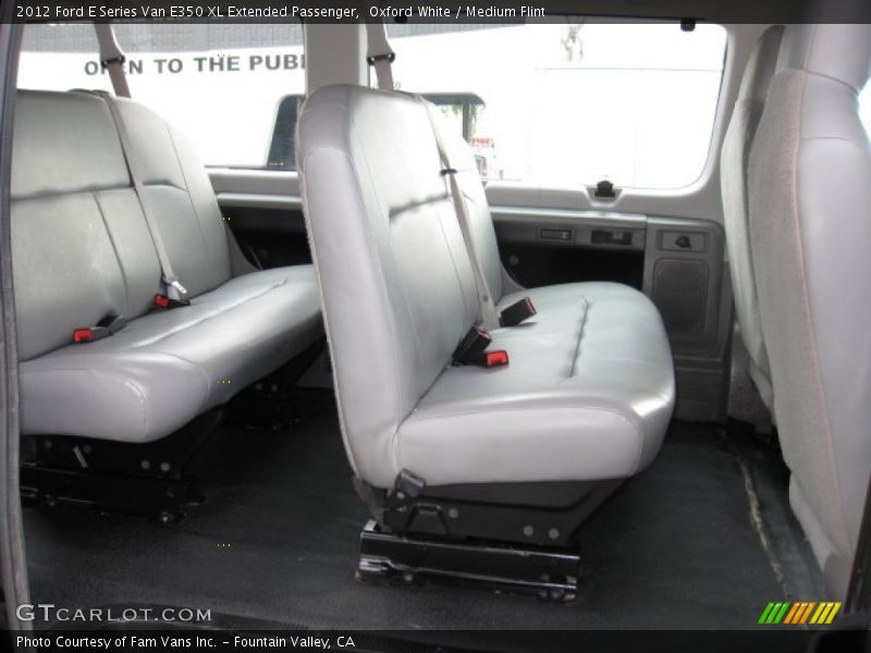 Oxford White / Medium Flint 2012 Ford E Series Van E350 XL Extended Passenger