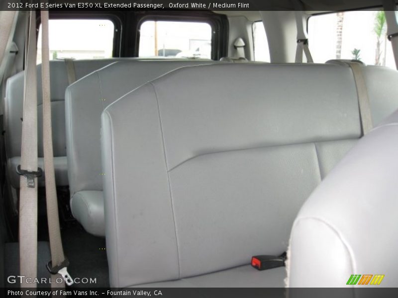 Oxford White / Medium Flint 2012 Ford E Series Van E350 XL Extended Passenger