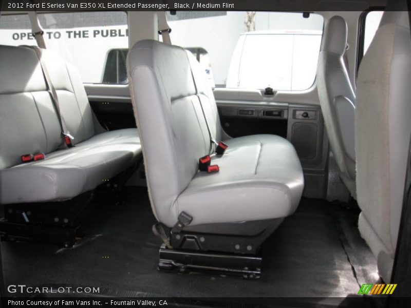 Black / Medium Flint 2012 Ford E Series Van E350 XL Extended Passenger
