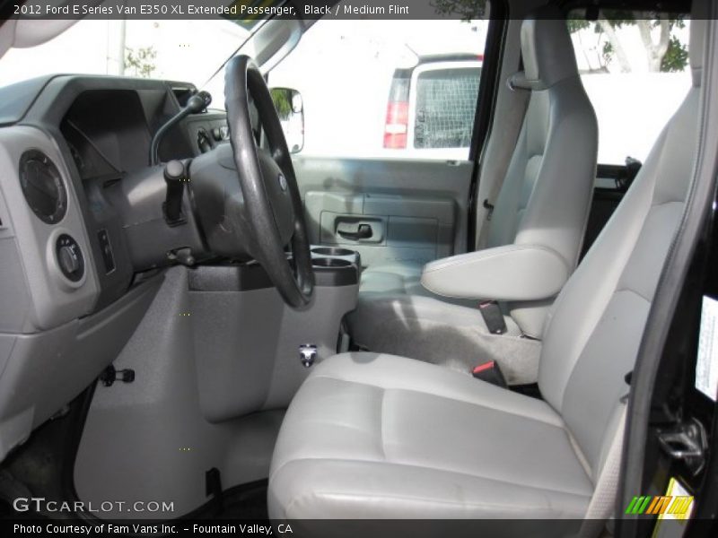 Black / Medium Flint 2012 Ford E Series Van E350 XL Extended Passenger