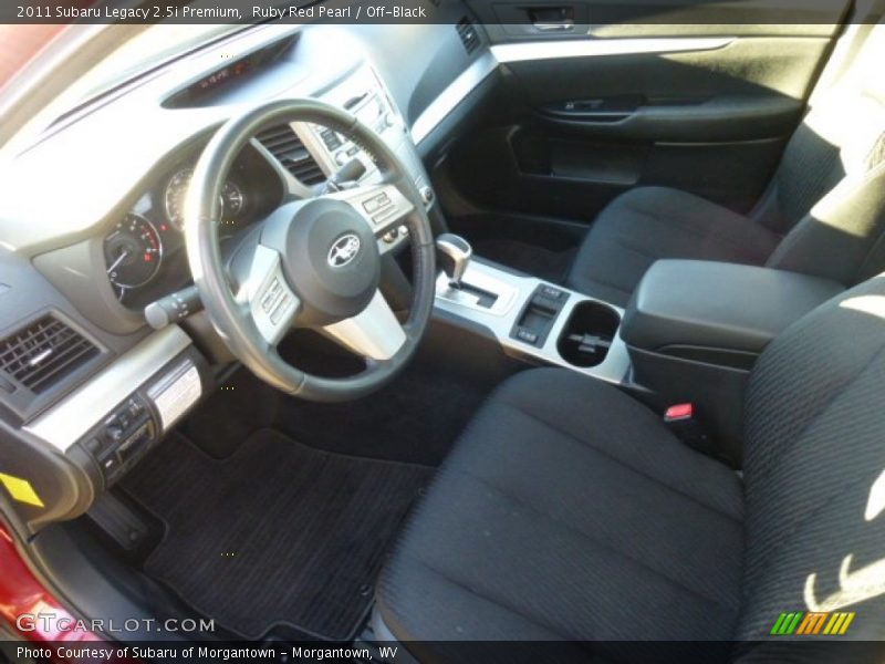 Ruby Red Pearl / Off-Black 2011 Subaru Legacy 2.5i Premium