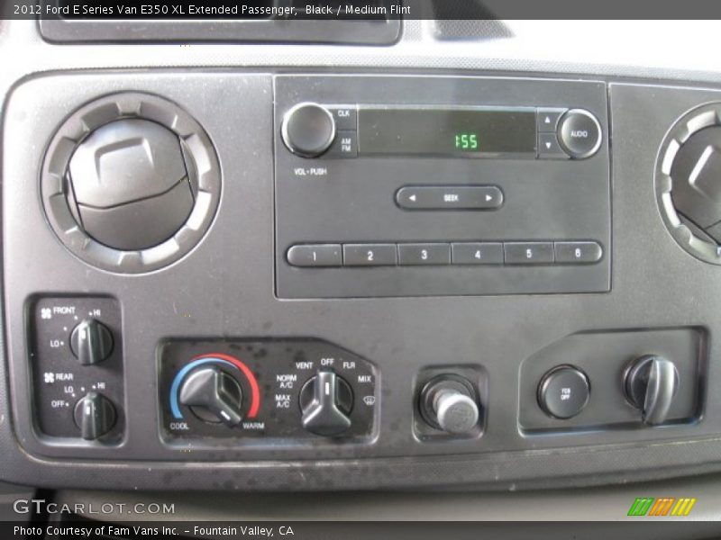 Black / Medium Flint 2012 Ford E Series Van E350 XL Extended Passenger