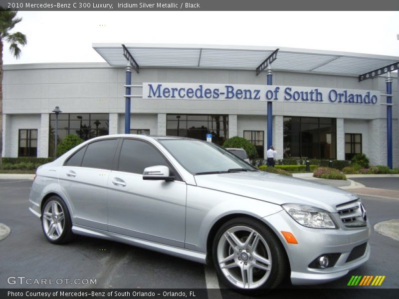 Iridium Silver Metallic / Black 2010 Mercedes-Benz C 300 Luxury