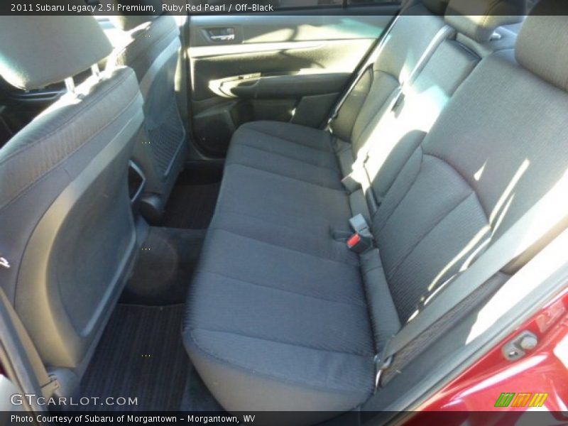 Ruby Red Pearl / Off-Black 2011 Subaru Legacy 2.5i Premium