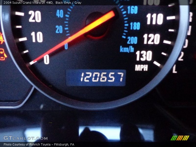 Black Onyx / Gray 2004 Suzuki Grand Vitara LX 4WD