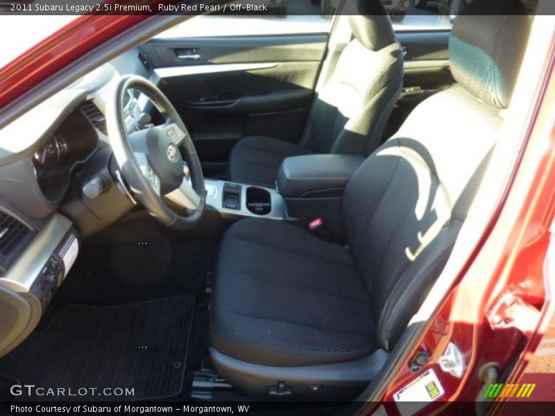 Ruby Red Pearl / Off-Black 2011 Subaru Legacy 2.5i Premium