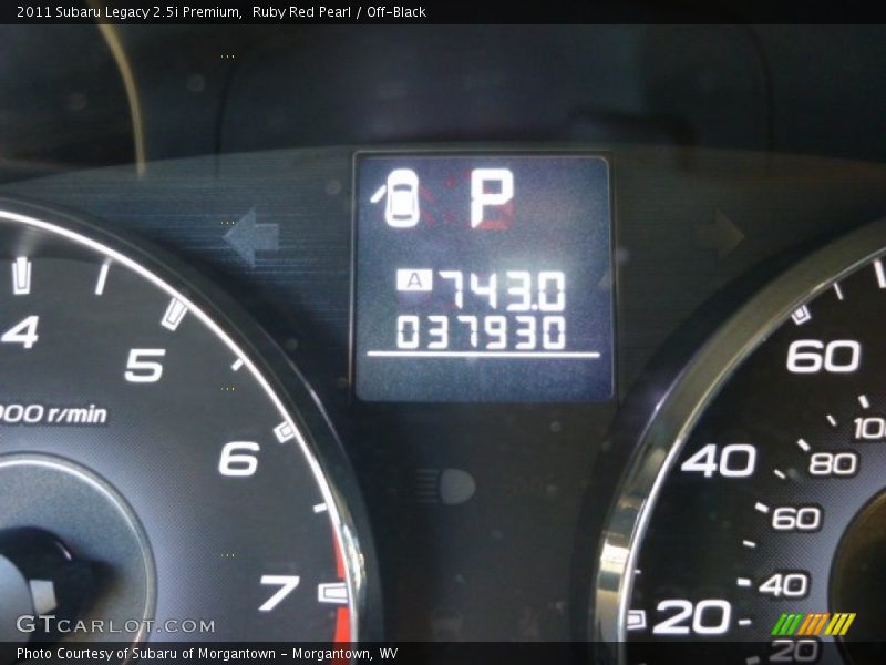 Ruby Red Pearl / Off-Black 2011 Subaru Legacy 2.5i Premium