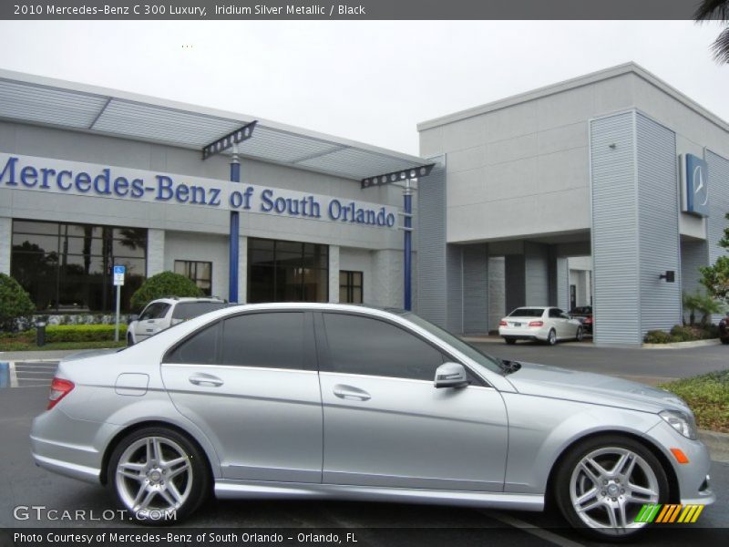 Iridium Silver Metallic / Black 2010 Mercedes-Benz C 300 Luxury