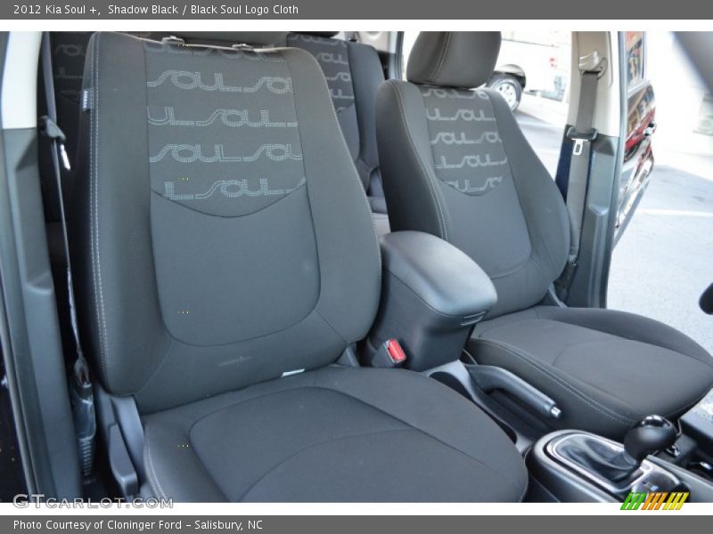 Shadow Black / Black Soul Logo Cloth 2012 Kia Soul +