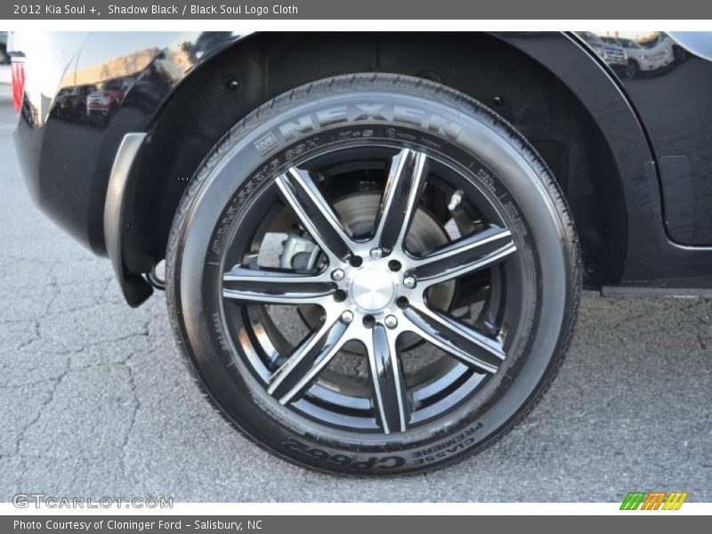 Shadow Black / Black Soul Logo Cloth 2012 Kia Soul +