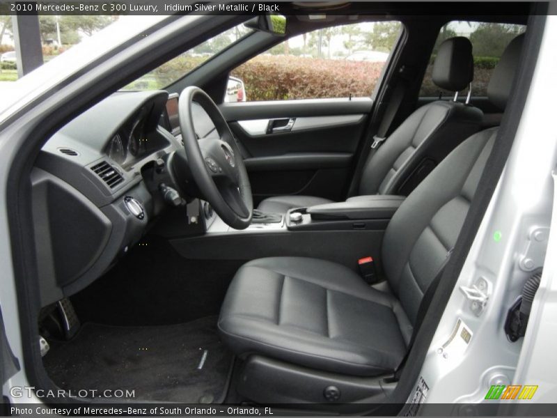 Iridium Silver Metallic / Black 2010 Mercedes-Benz C 300 Luxury