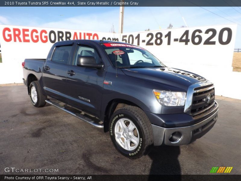 Slate Gray Metallic / Graphite Gray 2010 Toyota Tundra SR5 CrewMax 4x4