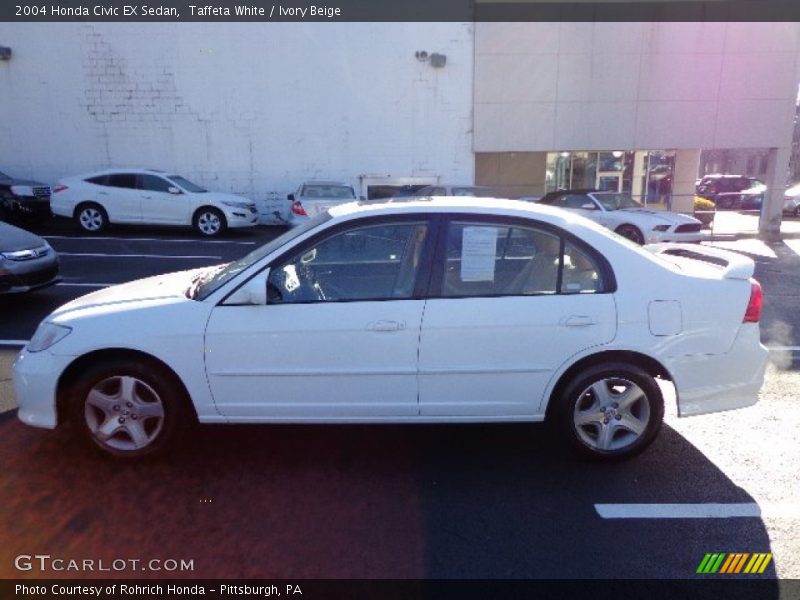 Taffeta White / Ivory Beige 2004 Honda Civic EX Sedan