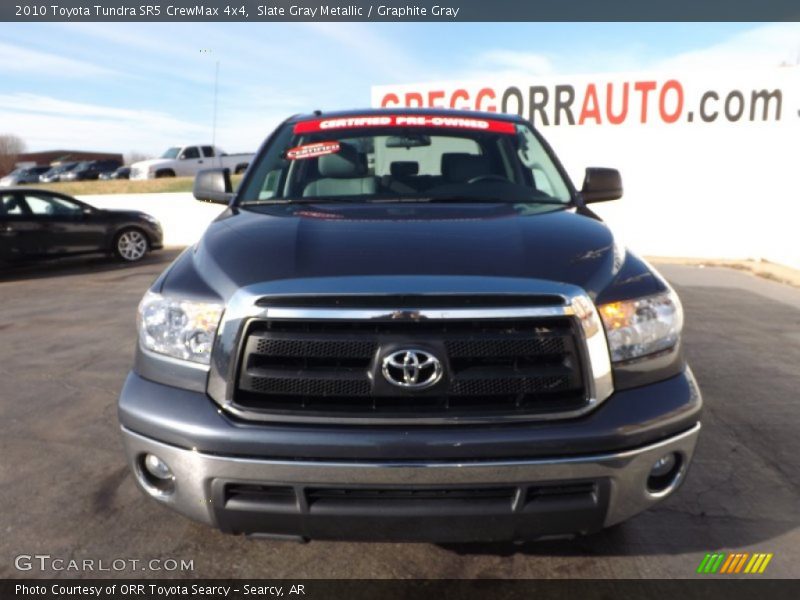 Slate Gray Metallic / Graphite Gray 2010 Toyota Tundra SR5 CrewMax 4x4